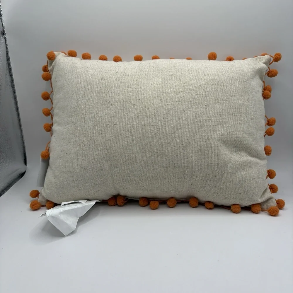 Bayberry Orchards Fall Pumpkin Spice And Everything Nice Pillow Tassels